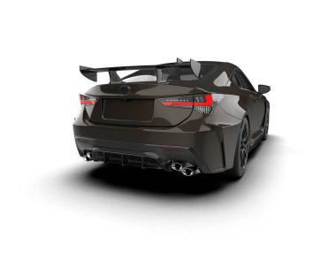 modern lüks spor araba - yan görünüm