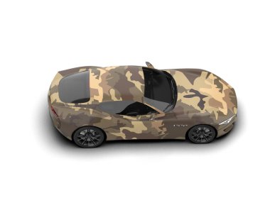 koyu kahverengi modern lüks araba - yan görünüm