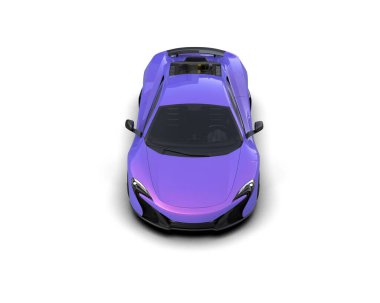 Bir spor arabanın 3 boyutlu canlandırması