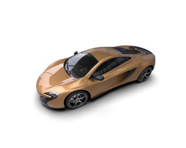 Daha az genel bir konsept arabanın 3 boyutlu çizimi