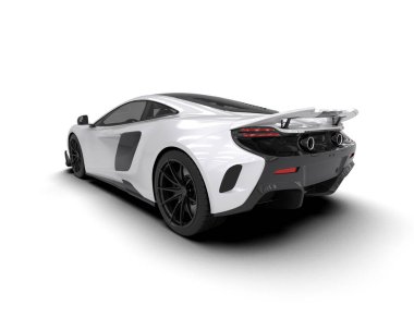 beyaz süper araba modern spor - arka plan