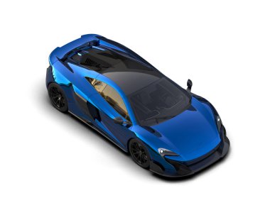 Mavi Modern spor araba