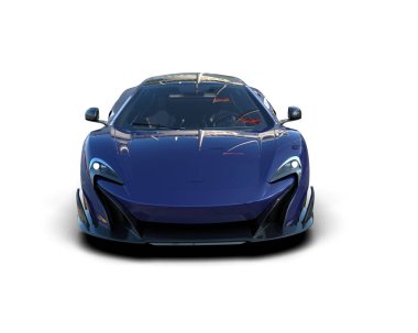 3D çizim, illüstrasyon. modern spor araba beyaz arka planda izole.   