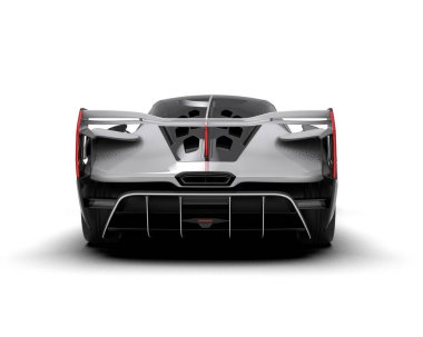 Modern spor araba beyaz arka planda izole edilmiş. 3d oluşturma  