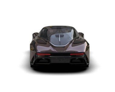 Modern spor araba - 3D illüstrasyon
