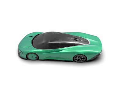 Daha az genel bir konsept arabanın 3 boyutlu çizimi