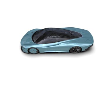 Daha az genel bir spor konsept otomobilin 3 boyutlu çizimi