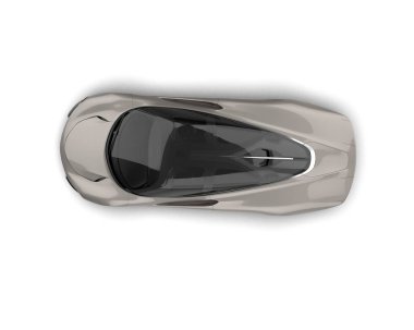 beyaz arkaplanda izole edilmiş araba 3 d illüstrasyon