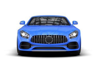 3D görüntüleme, modern spor araba beyaz arka planda izole edildi 