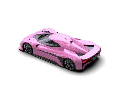 modern spor araba beyaz arka planda izole