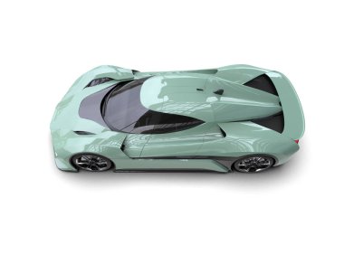 modern spor araba beyaz arka planda izole