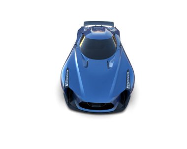 3D görüntüleme, modern spor araba beyaz arka planda izole edildi 