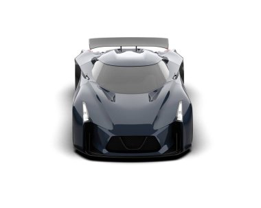 3D görüntüleme, modern spor araba beyaz arka planda izole edildi 