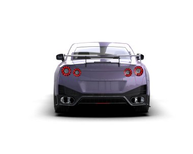 3D görüntüleme, modern spor araba beyaz arka planda izole edildi 