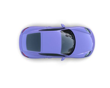 modern spor araba beyaz arka planda izole