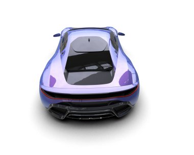 modern spor araba beyaz arka planda 3D model
