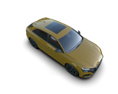 araba beyazda izole edildi