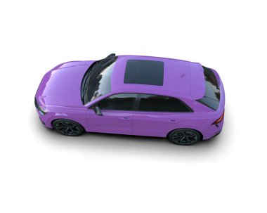 mor modern araba - arka plan