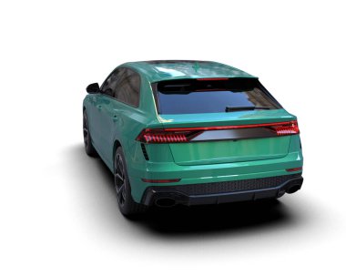 modern lüks SUV araba - yan görünüm