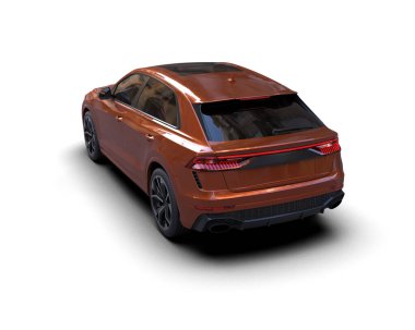 araba sporları beyaz arkaplanda izole edildi