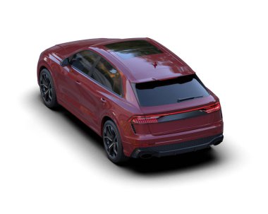 modern araba - izole edilmiş arkaplan