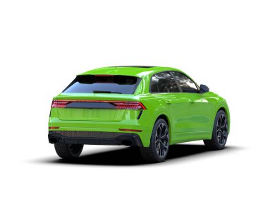 modern yeşil araba - arka plan