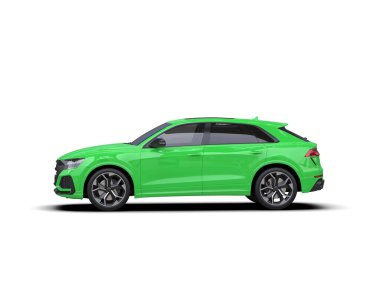 yeşil modern spor araba