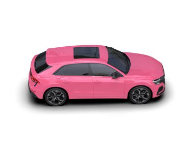 pembe kurdeleli pembe modern spor araba