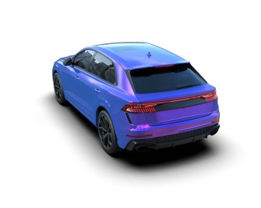 3 boyutlu lüks bir araba.