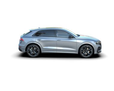 beyaz arka planda araba sedanı.