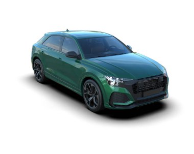 modern araba arka planda 3 boyutlu görüntüleme