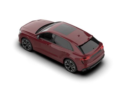 3 boyutlu lüks bir araba.