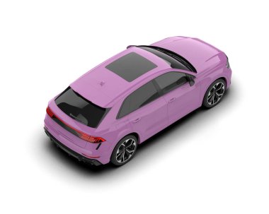 pembe modern spor araba