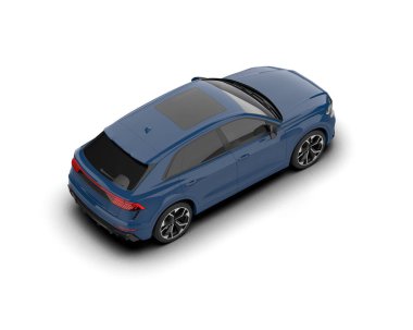 beyaz arkaplandaki araba.