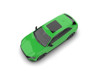 modern araba hafif arka planda izole edilmiş