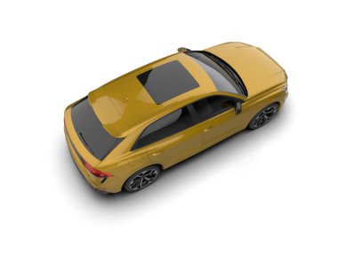 araba beyazda izole edildi