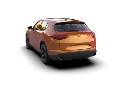 siyah modern araba beyaz arka plan