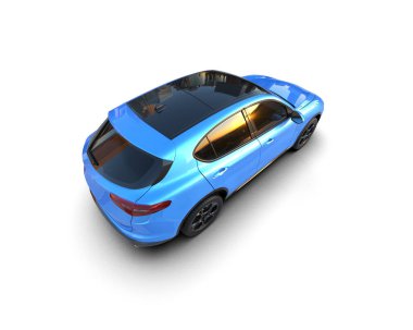 Beyaz arkaplandaki araba