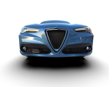 Süper modern araba izole