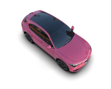 pembe modern spor araba