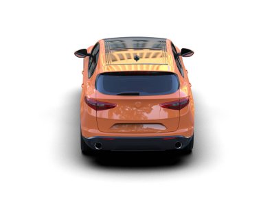 turuncu araba modern arka plan