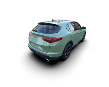 modern kompakt araba - arka görünüm