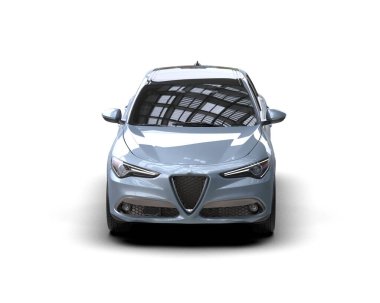 Siyah arka planda modern siyah araba