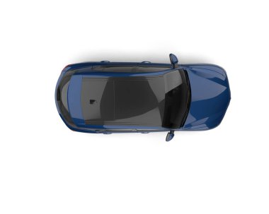 modern araba beyaz üzerine izole