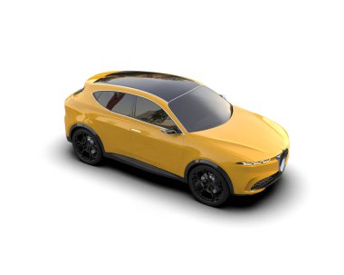 Daha az genel bir konsept arabanın 3 boyutlu çizimi