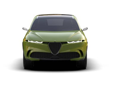 yeşil modern spor araba