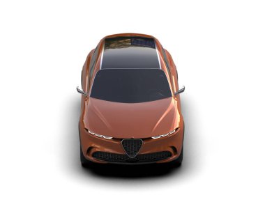 modern süper siyah araba - ön görünüm