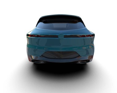 Beyaz arkaplandaki araba