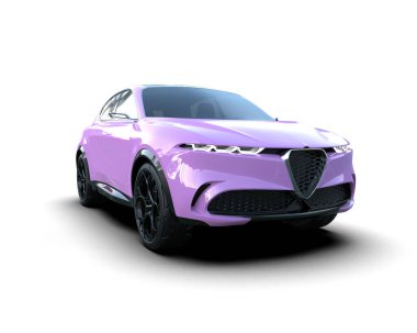 mor spor araba - lüks SUV