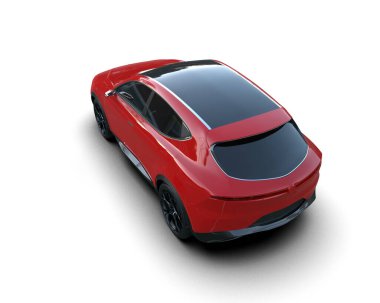 Daha az genel bir konsept arabanın 3 boyutlu çizimi